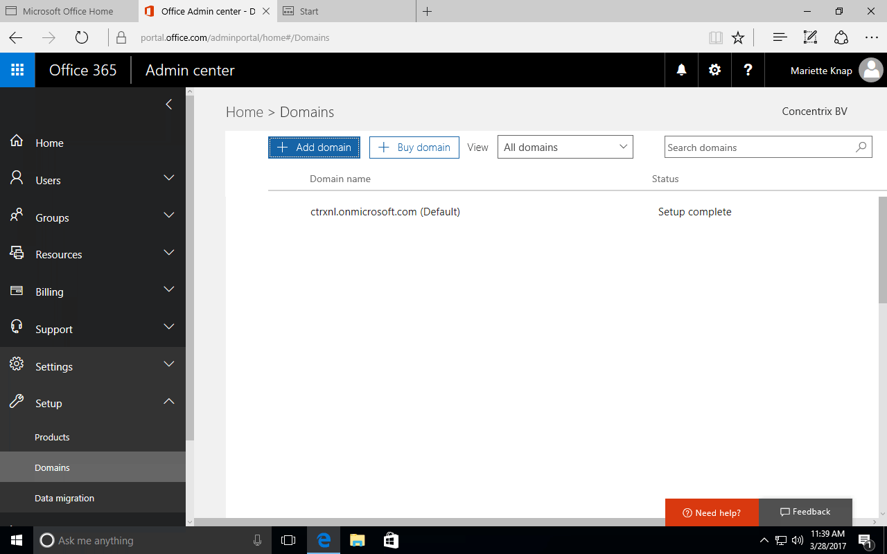 Cutover migration from Exchange Server 2003 on a SBS 2003 Standard to Office 365