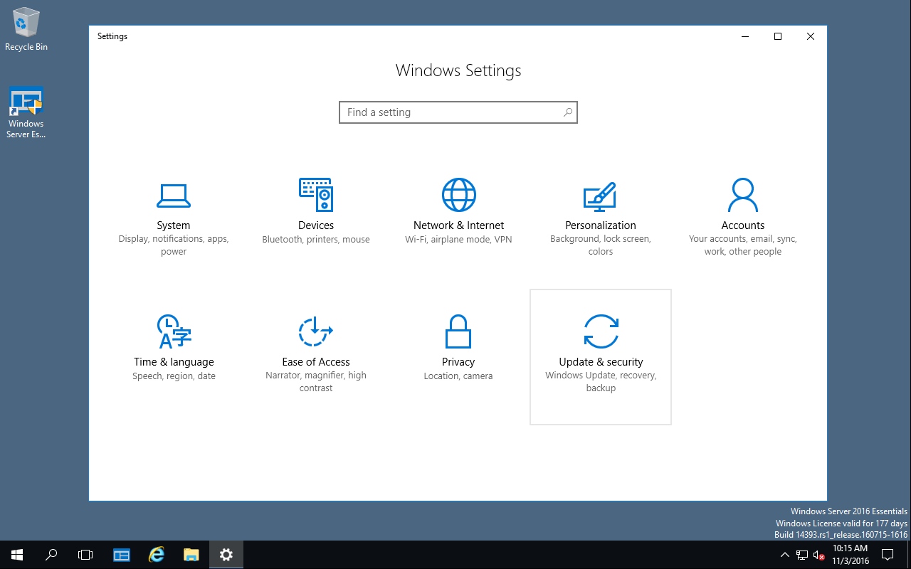 How to restore system state