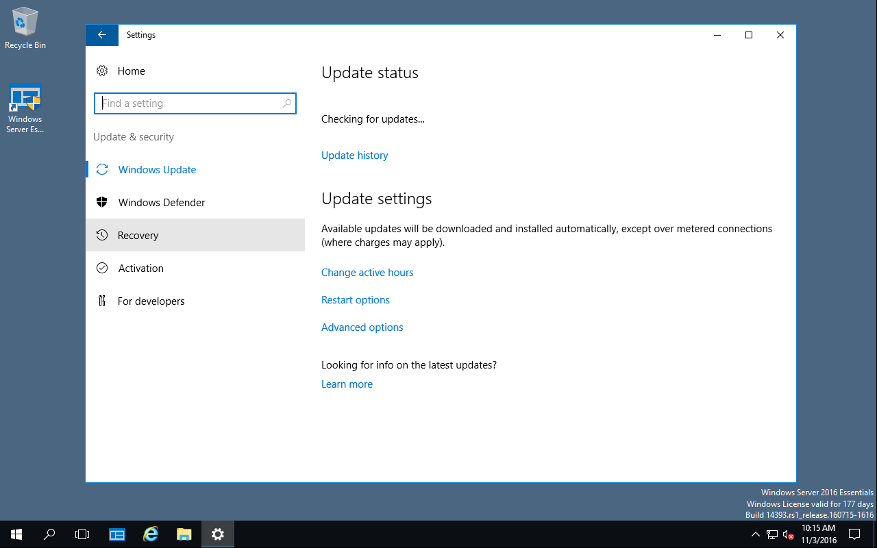 How to restore system state