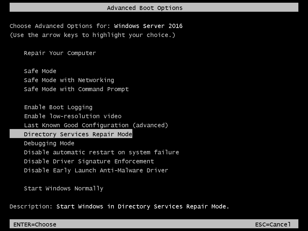 How to restore system state
