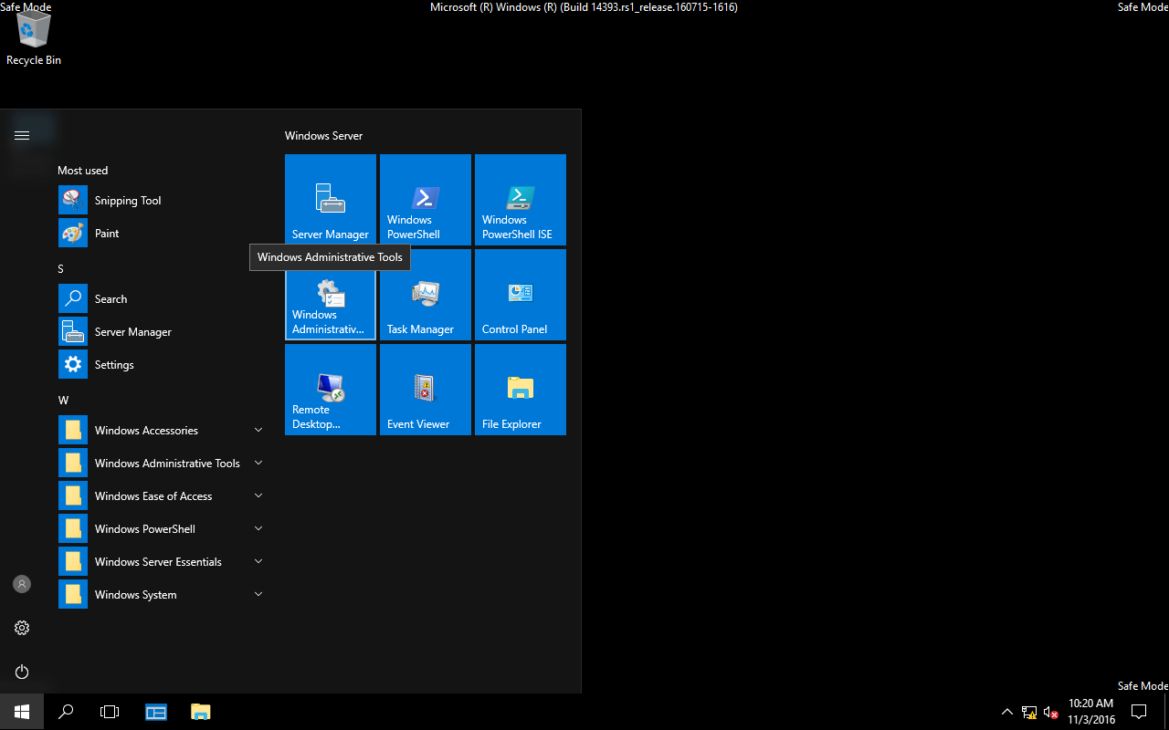 How to restore system state