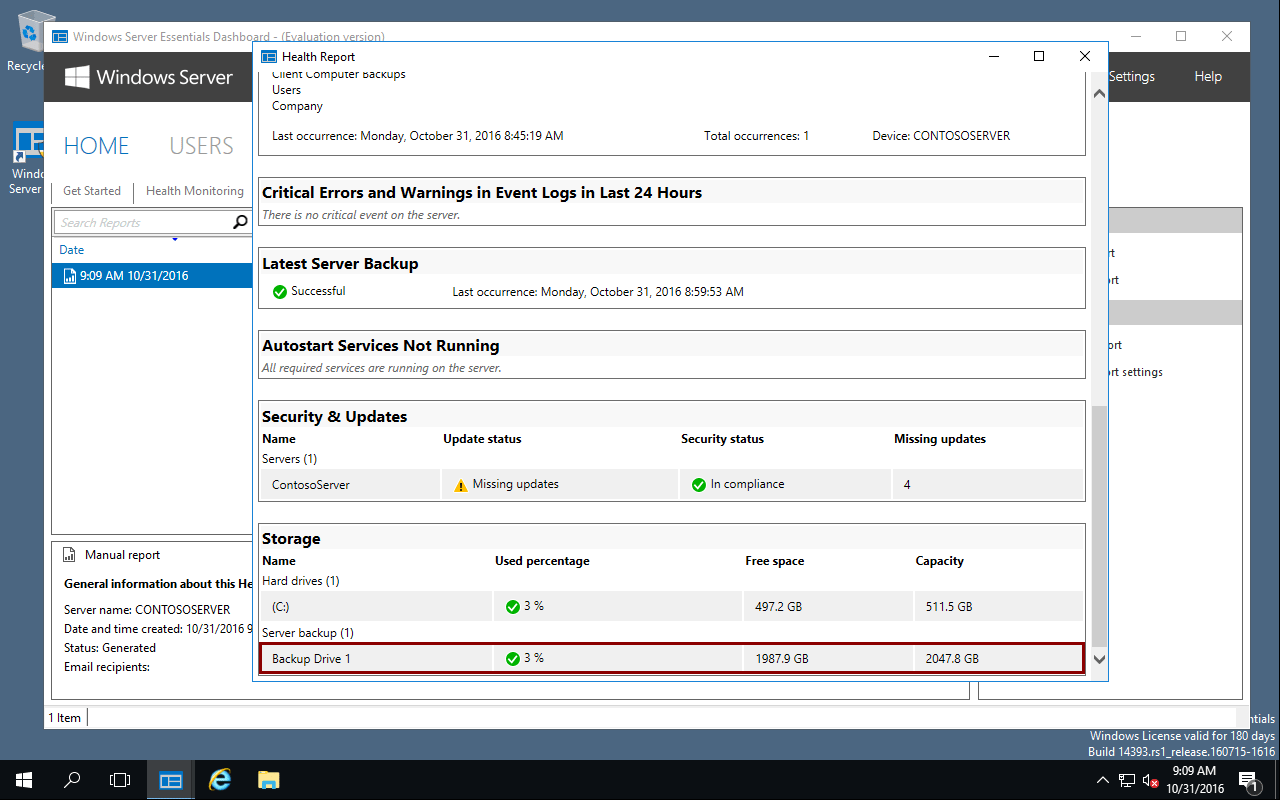 How to configure your backup drives in Windows Server Essentials 2016